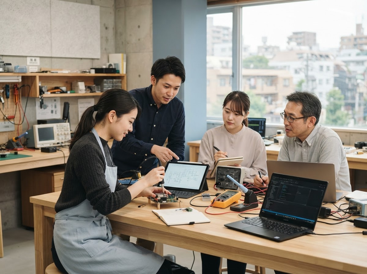 SeoriTokanのチームがデータ分析業務に取り組む様子
